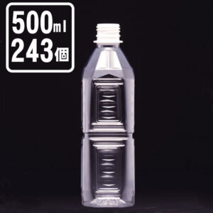 500ml耐熱ペットボトル角型 サンプル